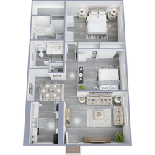 2 Bed 2 Bath 2004 floor plan